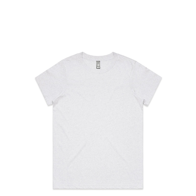 Women's Maple Marle Tee in White marle