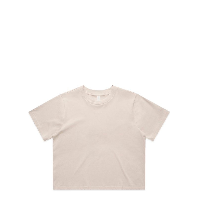 Women's Classic Crop Tee in Bone