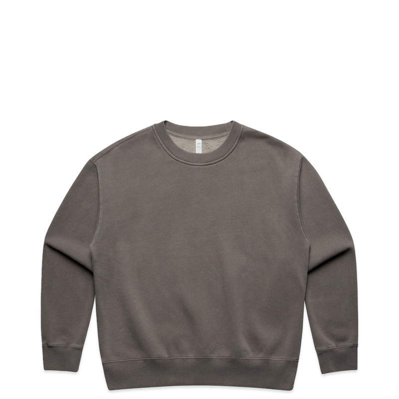 Women's Relax Faded Crew in Faded grey