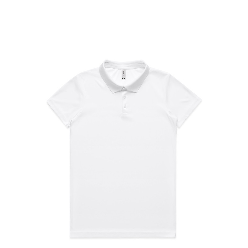 Women's Active Work Polo in White