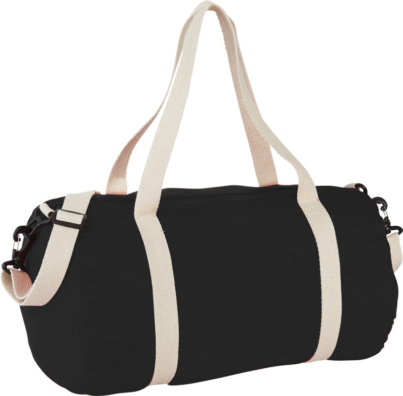 Cochichuate cotton barrel duffel bag 25L in Black