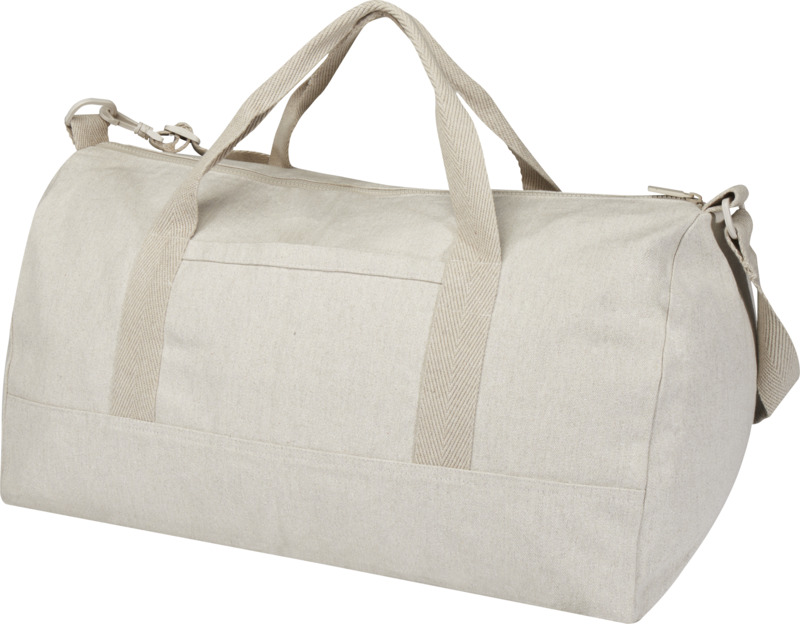 Trace 500 g/m² Aware™ recycled duffel bag 50L in Oatmeal