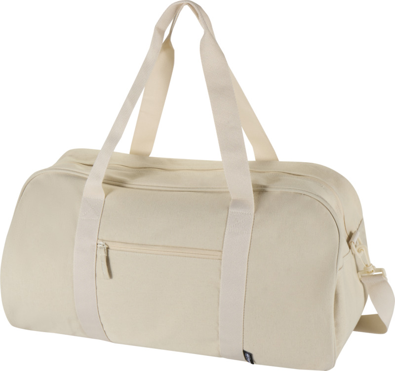 Recanvas GRS recycled duffel bag 40L in Sandstone